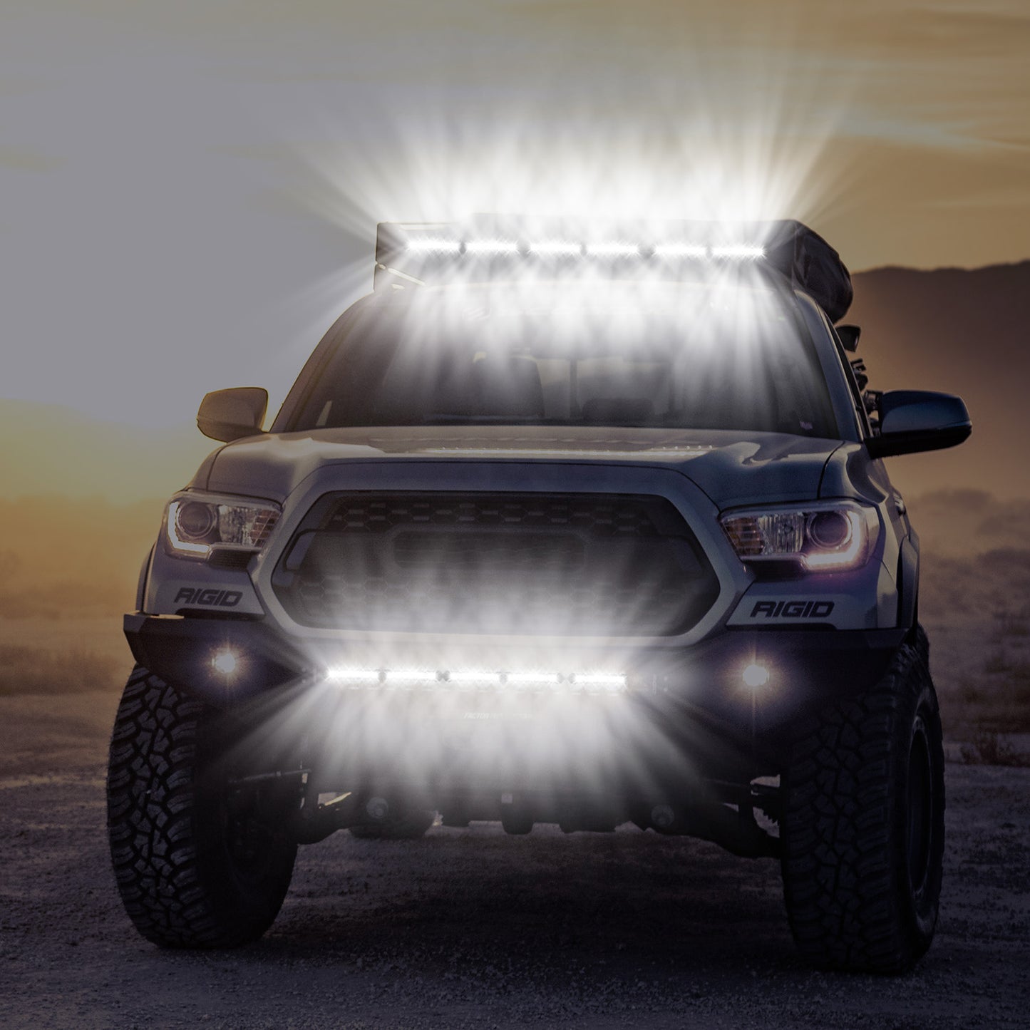 7in LED Light Bar Single Row Offroad Spot Lights 18W Ultra Slim Straight Work Light For Trailer Truck Bus Boat