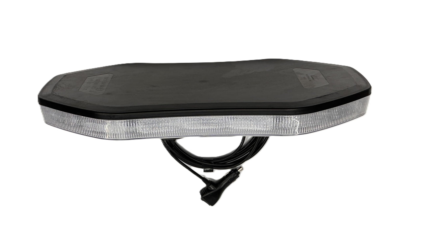 Heavy Duty Lighting 18.75” LED High Output Emergency 10 Pattern Strobe Magnetic Mini Rooftop Light Bar