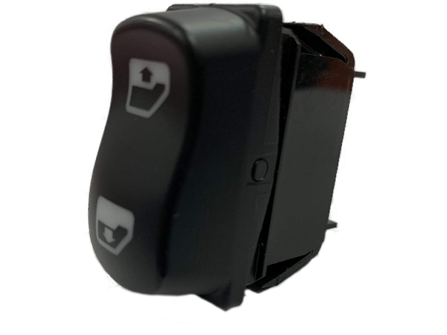 Automann Window Lift Switch Driveside Peterbilt 16-09209PKG, 1609209PKG Black Push Button Switch, Manual Operation