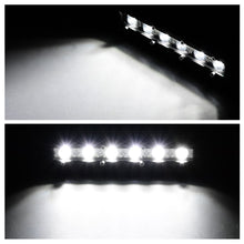 7in LED Light Bar Single Row Offroad Spot Lights 18W Ultra Slim Straight Work Light For Trailer Truck Bus Boat