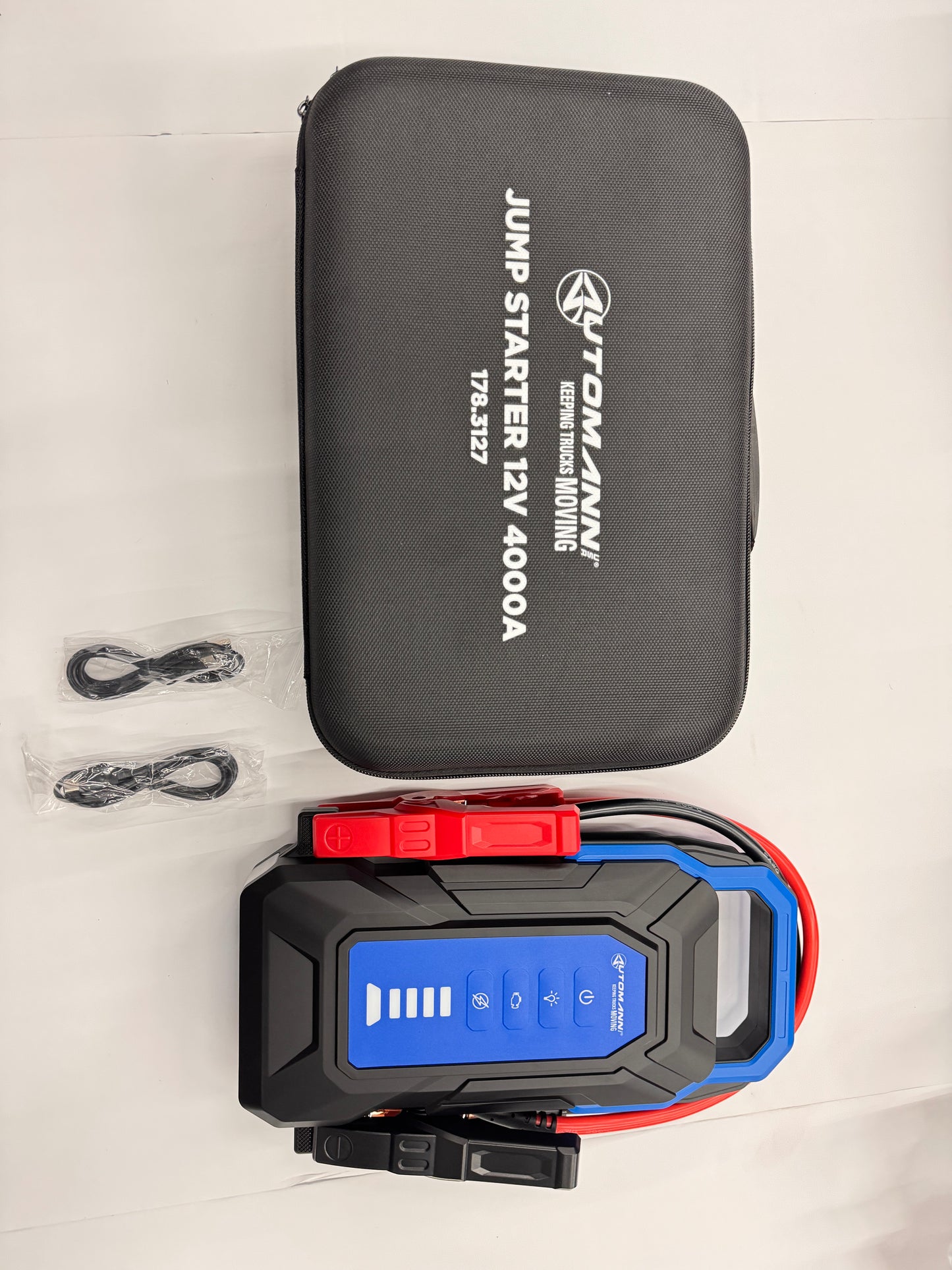 Automann Premium 4000A 12V Jump Starter for Heavy Duty Trucks